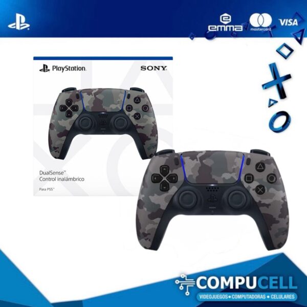 CONTROL DUALSENSE PS5 GRAY CAMO